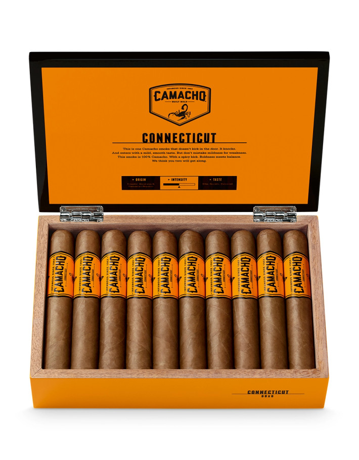 Camacho Connecticut Gordo Box Open