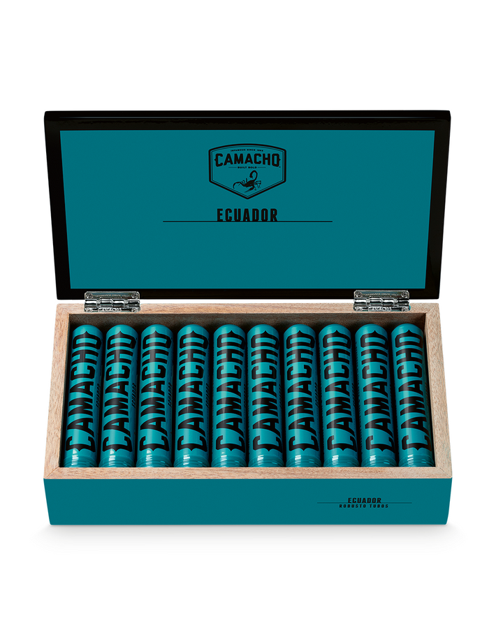 Camacho Ecuador Robusto Tubos Box Open
