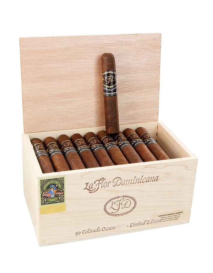 La Flor Dominicana LFD Colorado Oscuro No 5 Limited Edition Box Open La Flor Dominicana LFD Colorado Oscuro No 5 Limited Edition Box Open
