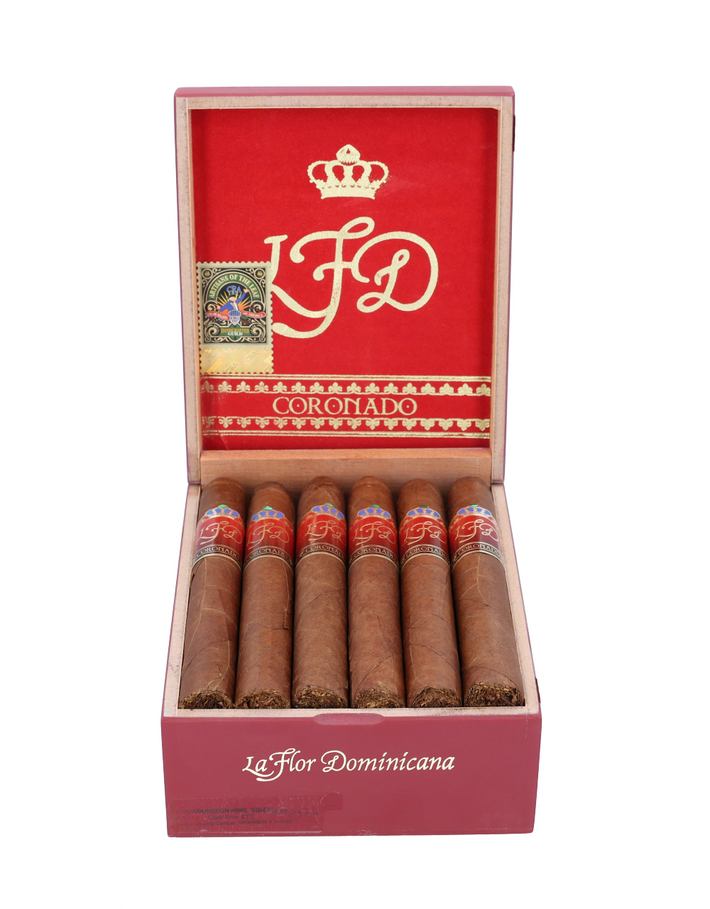 La Flor Dominicana LFD Coronado Double Toro Box Open