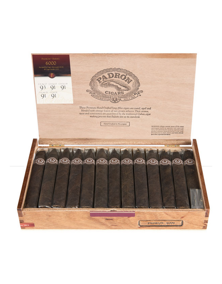 Padron Series 6000 Natural Box Open