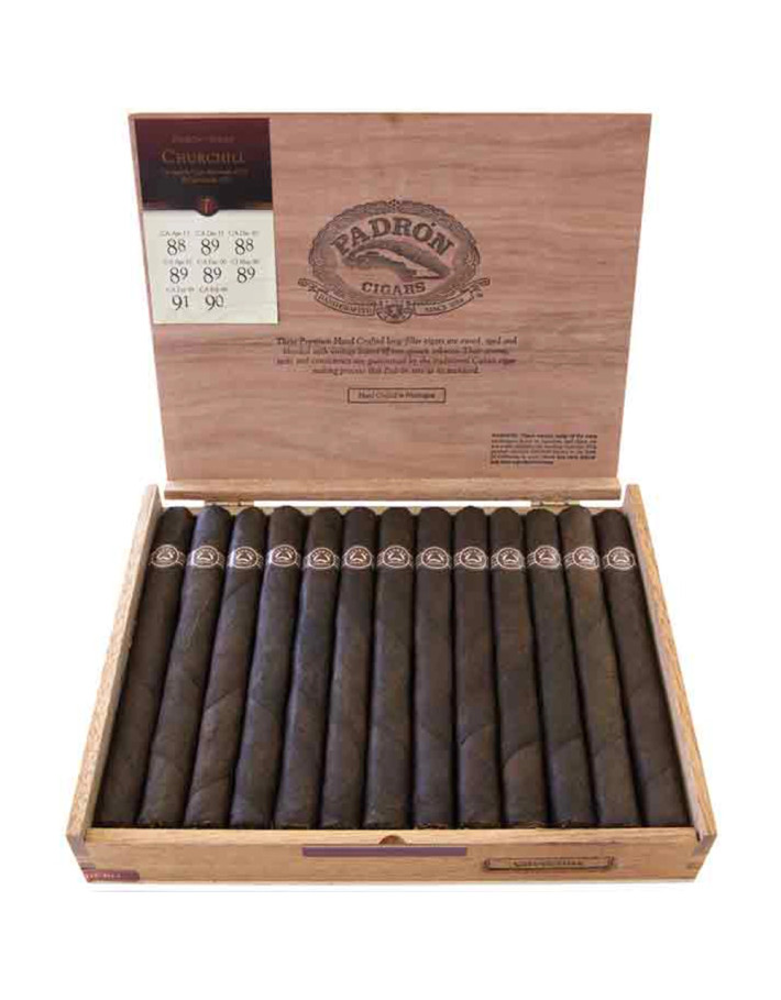 Padron Series Churchill Natural Box Open