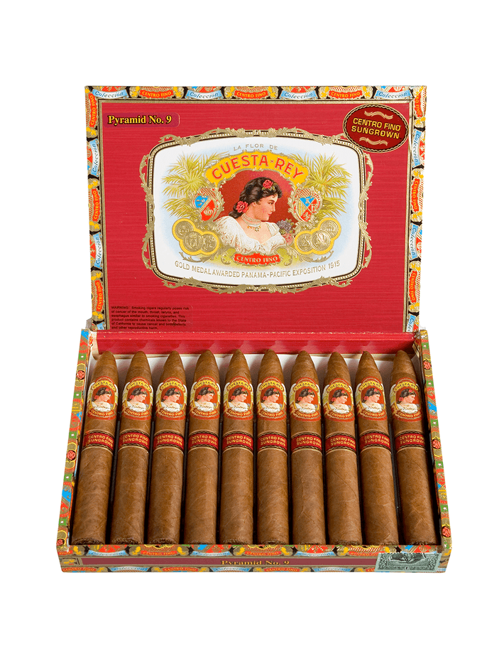 Cuesta-Rey Cento Fino Pyramid #9 Box Open