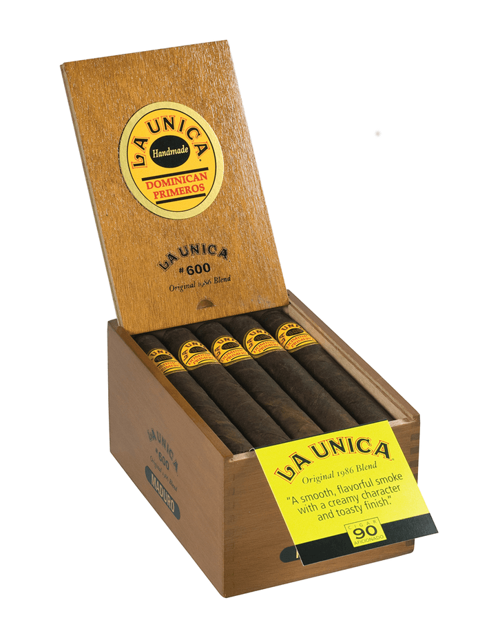 La Unica #100 Maduro Box Open