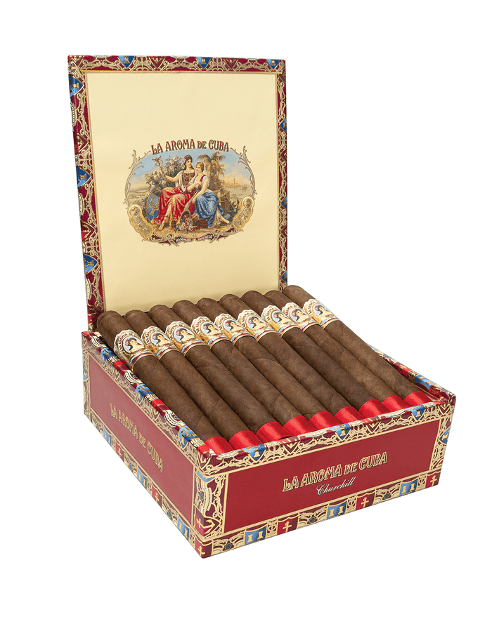 La Aroma de Cuba Churchill Box Open