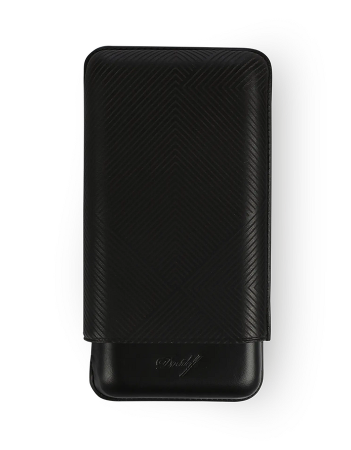 Davidoff XL-3 Cigar Case Leather Leaf Black Davidoff XL-3 Cigar Case Leather Leaf Black