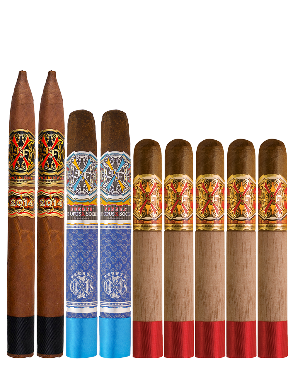 Fuente Opus X Rare Black Torpedo & Perfecxion No. 4 Sampler | 9