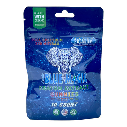 Blue Magic Kratom Extract Infused Gummies (200MG/500MG)