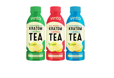 Vinta Full Spectrum Kratom Infused Cold Brew Tea (16oz)