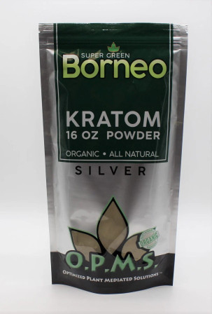 Opms Silver 16 oz Kratom Powder