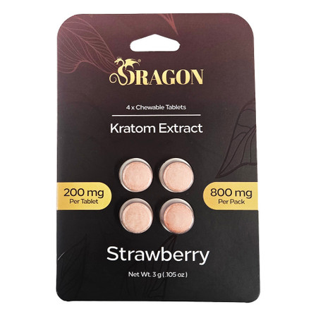 Dragon Kratom Extract Tablets 4CT (200MG)