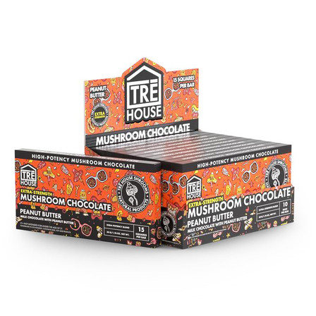 Tre House Extra Strength Mushroom Infused Chocolate Bars