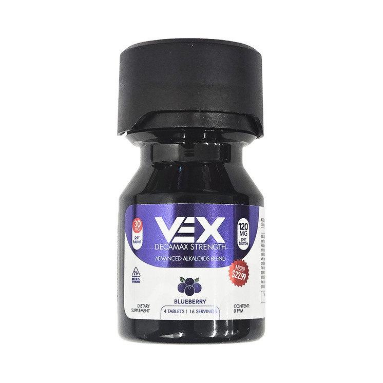 VEX Decamax Strength Advanced Alkaloid Blend 4CT Tablet Jar (30MG)