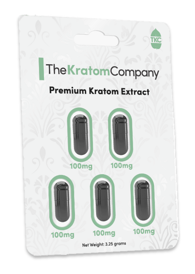 The Kratom Company - Premium 100mg Kratom Extract Capsules