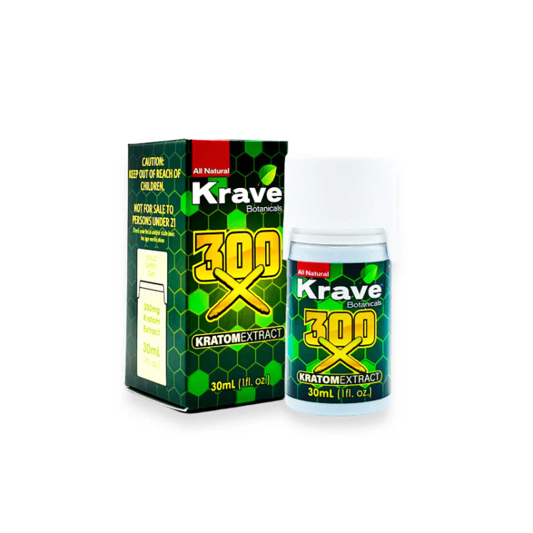 Krave Botanicals 300X Edition Kratom Extract Shots  (300MG)