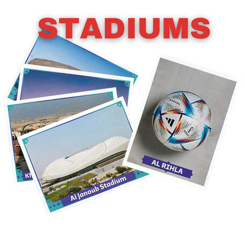 Panini FIFA World Cup Qatar 2022 - Stadiums missing stickers