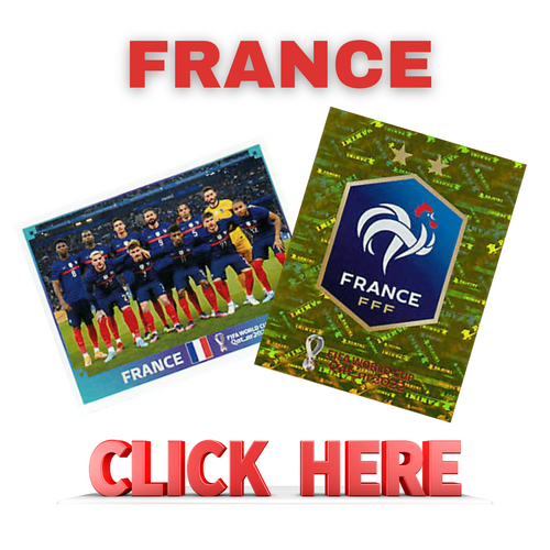 Panini FIFA World Cup Qatar 2022 - France missing stickers