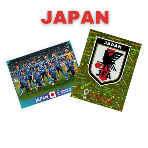 Panini FIFA World Cup Qatar 2022 -Japan missing stickers