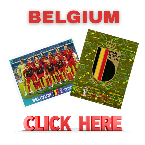 Panini FIFA World Cup Qatar 2022 -Belgium missing stickers