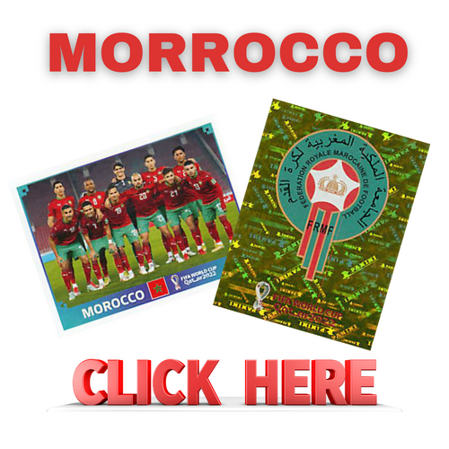 Panini FIFA World Cup Qatar 2022 - Morocco missing stickers