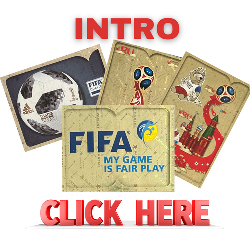 Panini FIFA World Cup Russia 2018- Intro missing stickers (00-7)