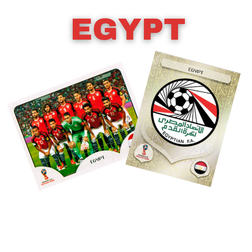 Panini FIFA World Cup Russia 2018 - Egypt missing stickers (72-91)