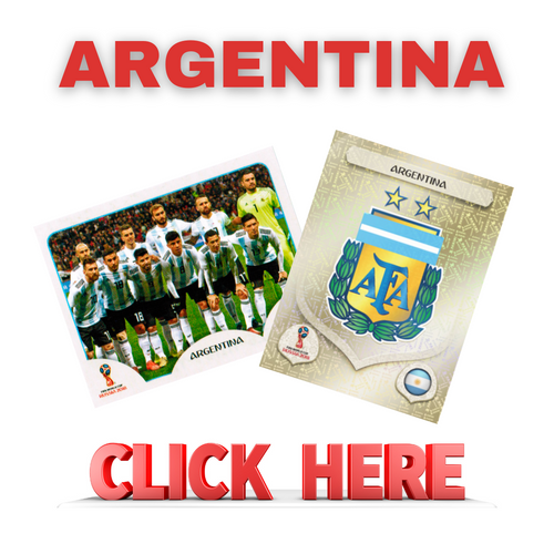 Panini FIFA World Cup Russia 2018 - Argentina missing stickers (272-291)