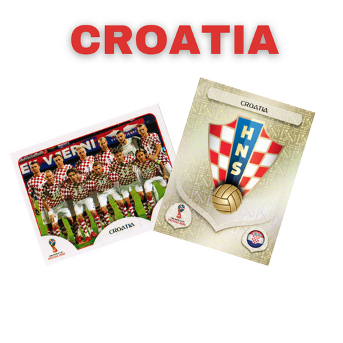 Panini FIFA World Cup Russia 2018 - Croatia missing stickers (312-331)