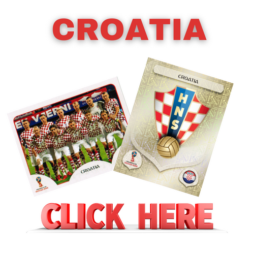 Panini FIFA World Cup Russia 2018 - Croatia missing stickers (312-331)