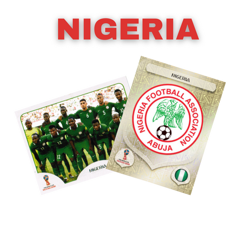 Panini FIFA World Cup Russia 2018 -  Nigeria missing stickers (332-351)