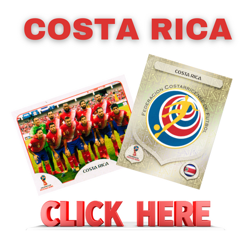 Panini FIFA World Cup Russia 2018 -  Costa Rica missing stickers (392-411)