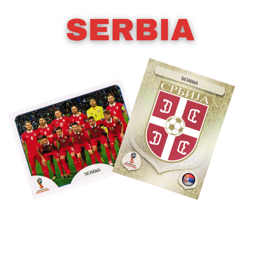 Panini FIFA World Cup Russia 2018 - Serbia missing stickers (412-431)