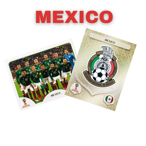 Panini FIFA World Cup Russia 2018 - Mexico missing stickers (452-471)
