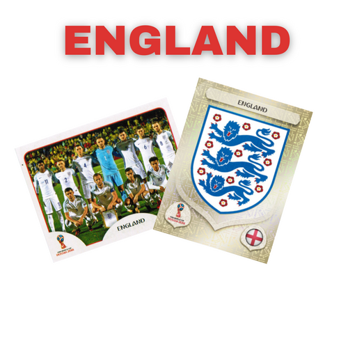 Panini FIFA World Cup Russia 2018 - England missing stickers (572-591)