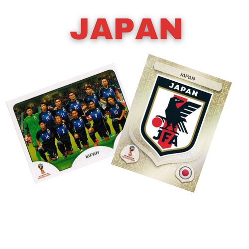 Panini FIFA World Cup Russia 2018 - Japan missing stickers (652-671)