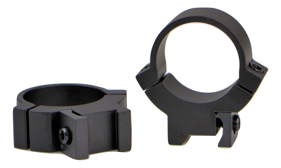 Warne 1 inch rimfire rings, medium height matte black
