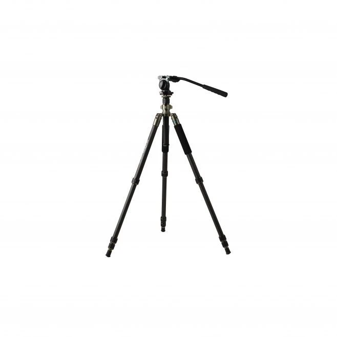 Carbon fiber spotting scope tripod with pan head