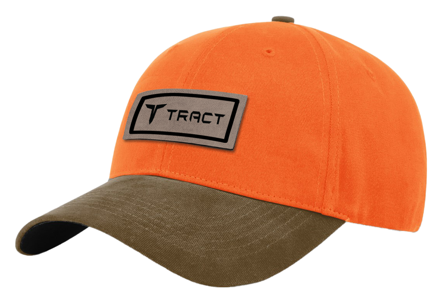 Blaze orange hunter cap