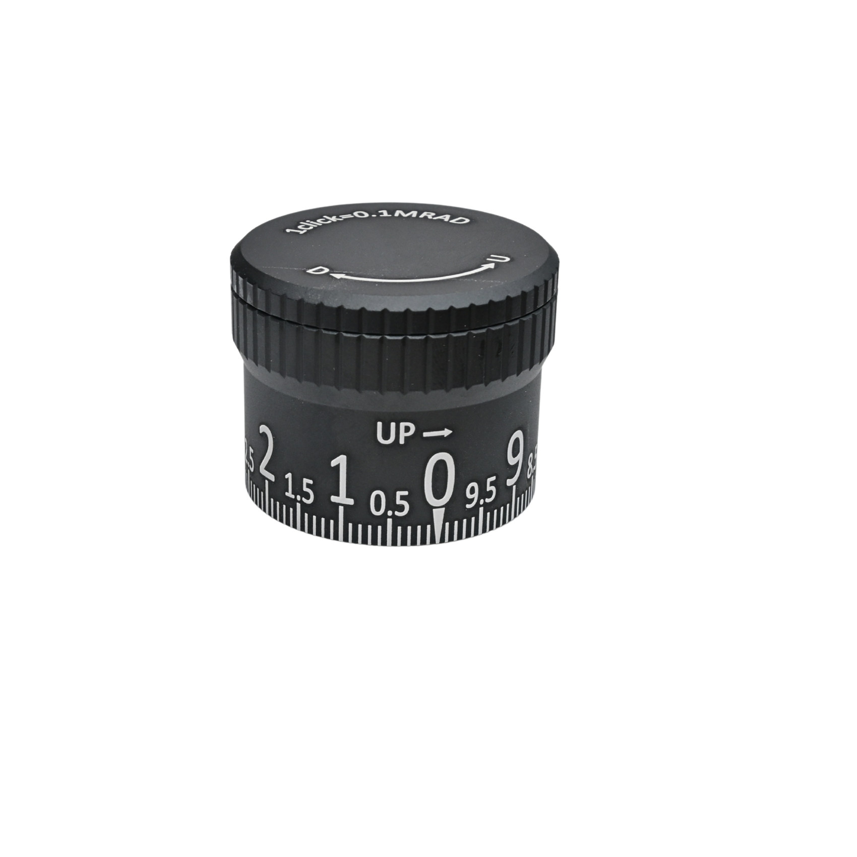 Non-locking 30mm MRAD toolless zero reset turret