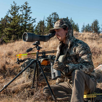 Carbon fiber spotting scope tripod with pan head - detail 2