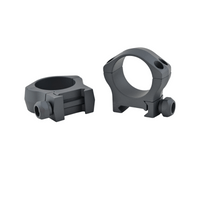 Warne Mountain Tech 30mm low height Sniper Grey rings - detail 1
