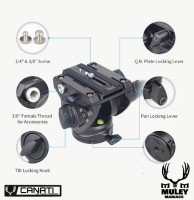 Muley-Maniacs Canati Pro Carbon tripod combo - detail 6