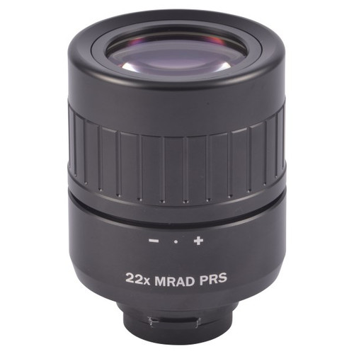 22x spotting scope eyepiece with MRAD PRS reticle