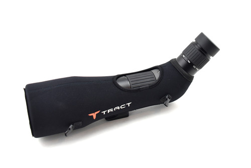 Neoprene spotting scope case, 65mm straight