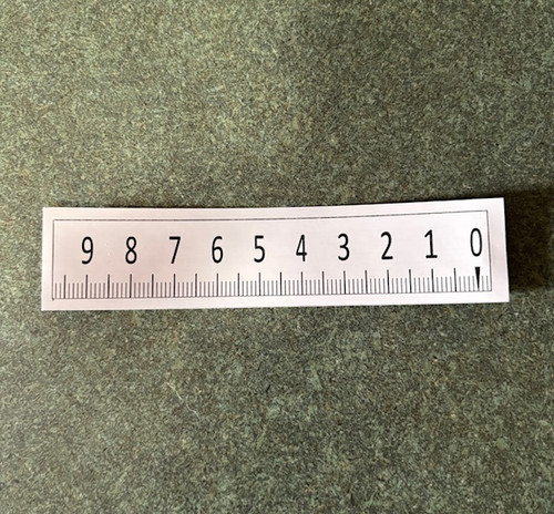 MRAD ballistic tape for TORIC 34mm scopes