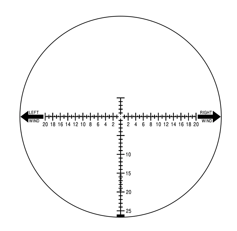 Eagleman Long Range Hunting (LRH) Reticle