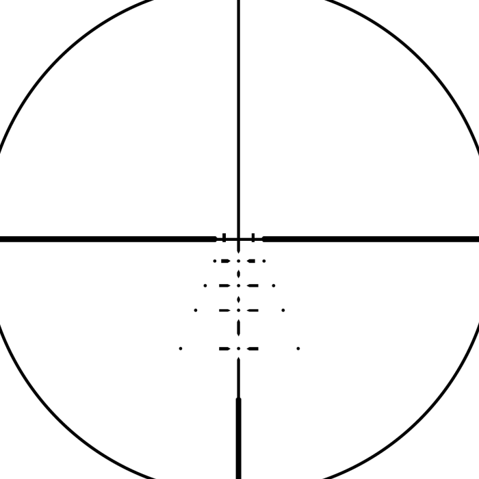 Glass-etched BDC Reticle