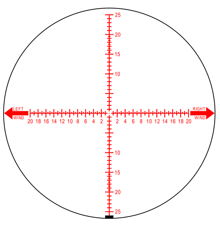 Eagleman Long Range Hunting (LRH) Reticle