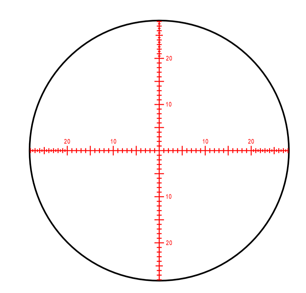 Illuminated FFP MOA Hunting Reticle