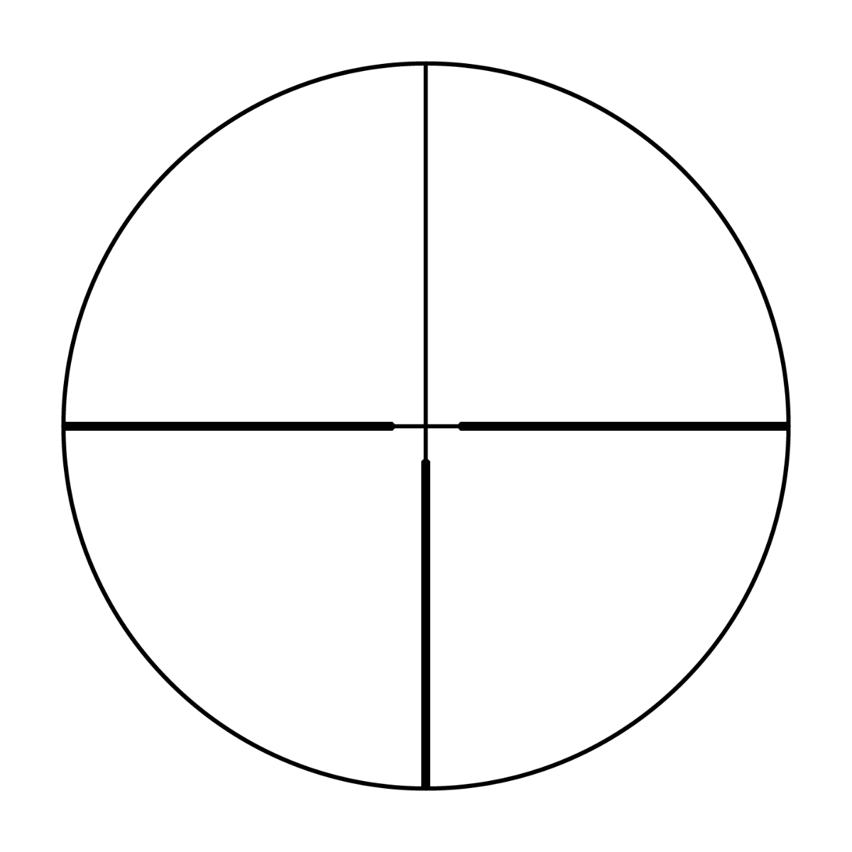 Glass Etched T-Plex Reticle